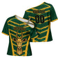 South Africa 2026 Rugby Custom Cross Shoulder Shirt Bokke Go Champions
