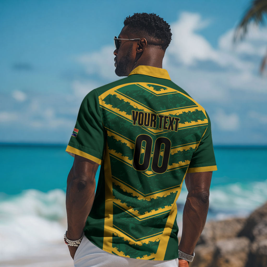 South Africa 2026 Rugby Custom Hawaiian Shirt Bokke Go Champions