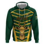 South Africa 2026 Rugby Custom Hoodie Bokke Go Champions