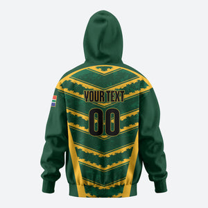South Africa 2026 Rugby Custom Hoodie Bokke Go Champions
