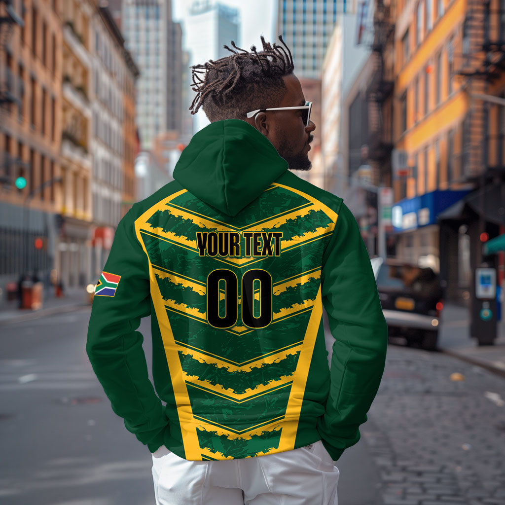 South Africa 2026 Rugby Custom Hoodie Bokke Go Champions