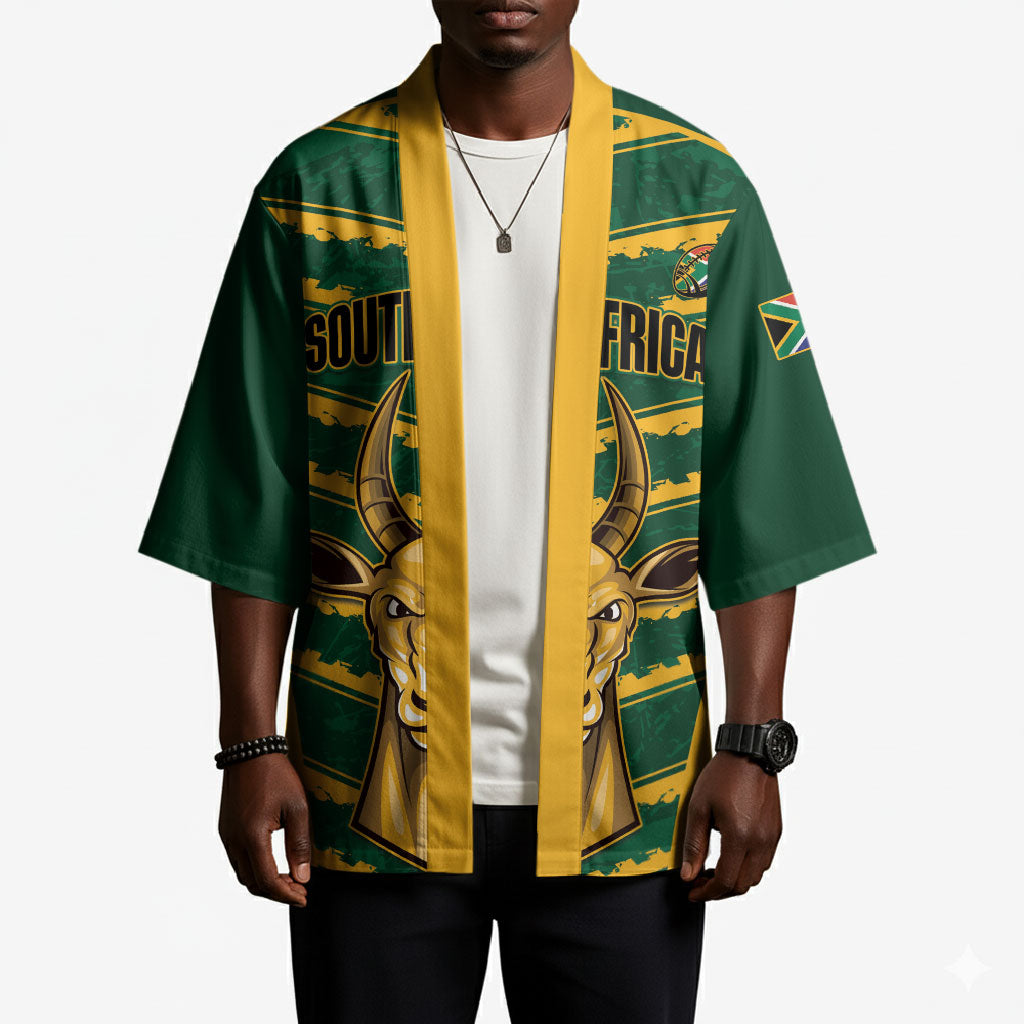 South Africa 2026 Rugby Custom Kimono Bokke Go Champions