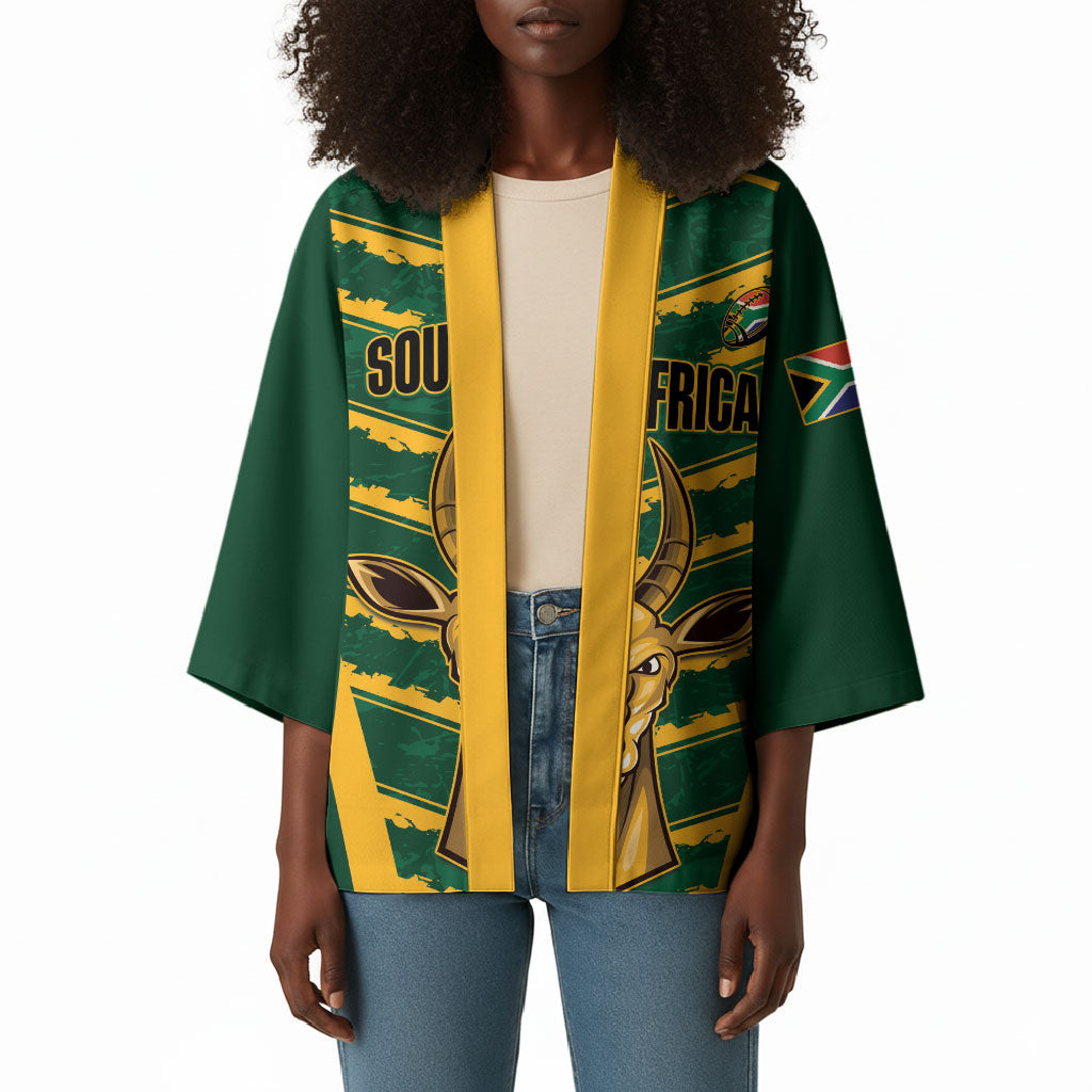 South Africa 2026 Rugby Custom Kimono Bokke Go Champions