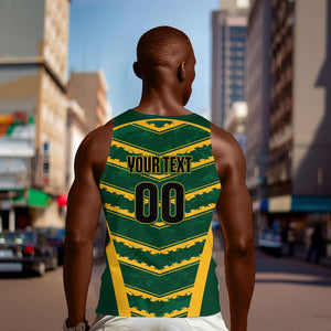 South Africa 2026 Rugby Custom Men Tank Top Bokke Go Champions