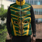 South Africa 2026 Rugby Custom Sleeveless Puffer Jacket Bokke Go Champions