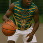 South Africa 2026 Rugby Custom Sleeveless Zip Hoodie Bokke Go Champions