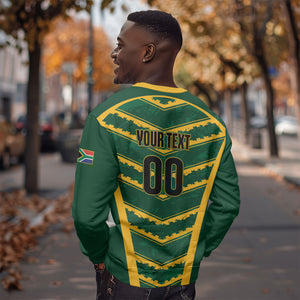 South Africa 2026 Rugby Custom Sweatshirt Bokke Go Champions