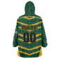 South Africa 2026 Rugby Custom Wearable Blanket Hoodie Bokke Go Champions