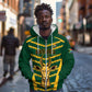South Africa 2026 Rugby Custom Zip Hoodie Bokke Go Champions