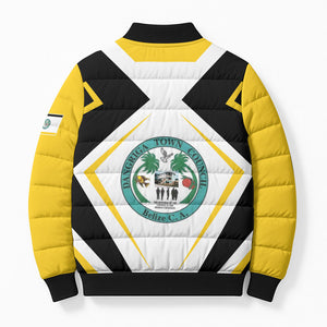 Dangriga The Culture Capital Bomber Puffer Jacket Garifuna Proud