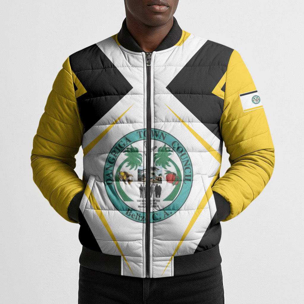 Dangriga The Culture Capital Bomber Puffer Jacket Garifuna Proud