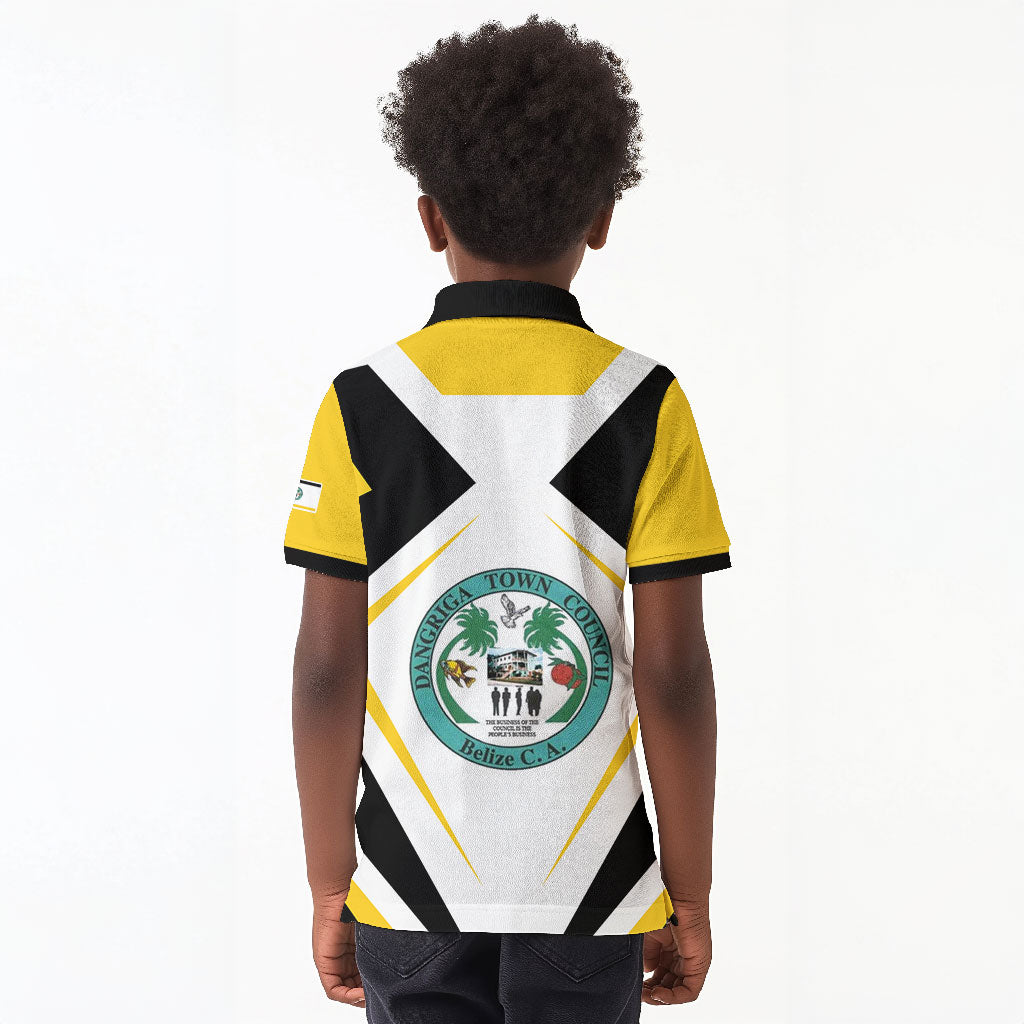 Dangriga The Culture Capital Kid Polo Shirt Garifuna Proud