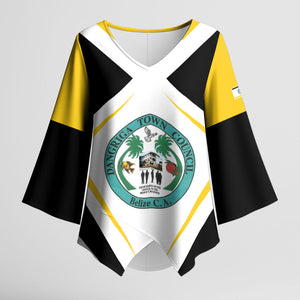 Dangriga The Culture Capital Kimono Sleeve Blouse Garifuna Proud
