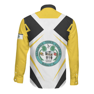 Dangriga The Culture Capital Long Sleeve Button Shirt Garifuna Proud