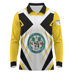 Dangriga The Culture Capital Long Sleeve Polo Shirt Garifuna Proud