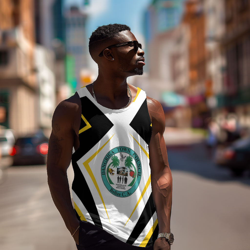 Dangriga The Culture Capital Men Tank Top Garifuna Proud