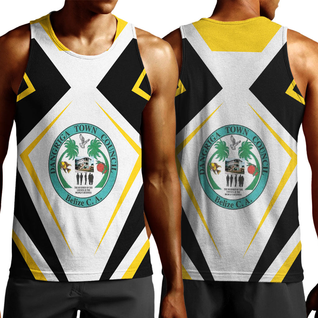 Dangriga The Culture Capital Men Tank Top Garifuna Proud