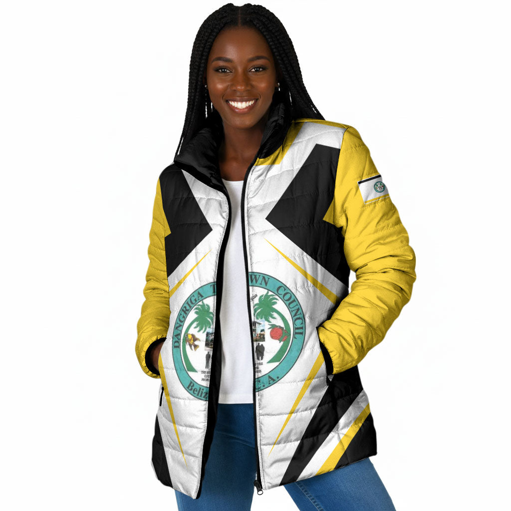 Dangriga The Culture Capital Padded Jacket Garifuna Proud