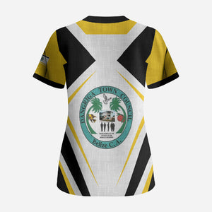 Dangriga The Culture Capital Scrub Top Garifuna Proud