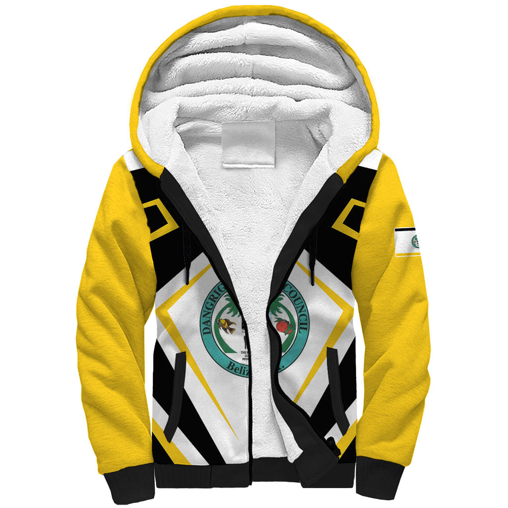 Dangriga The Culture Capital Sherpa Hoodie Garifuna Proud