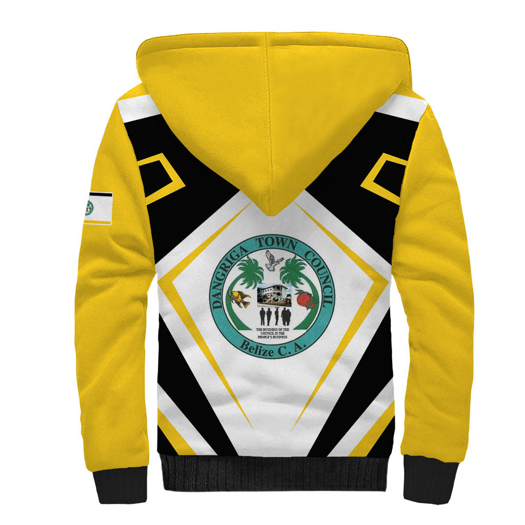 Dangriga The Culture Capital Sherpa Hoodie Garifuna Proud