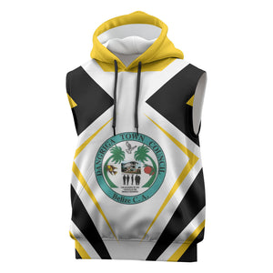 Dangriga The Culture Capital Sleeveless Hoodie Garifuna Proud