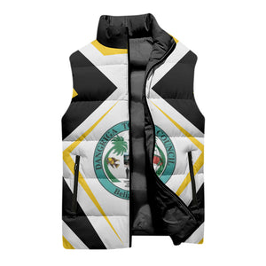 Dangriga The Culture Capital Sleeveless Puffer Jacket Garifuna Proud