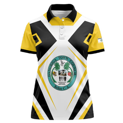 Dangriga The Culture Capital Women Polo Shirt Garifuna Proud
