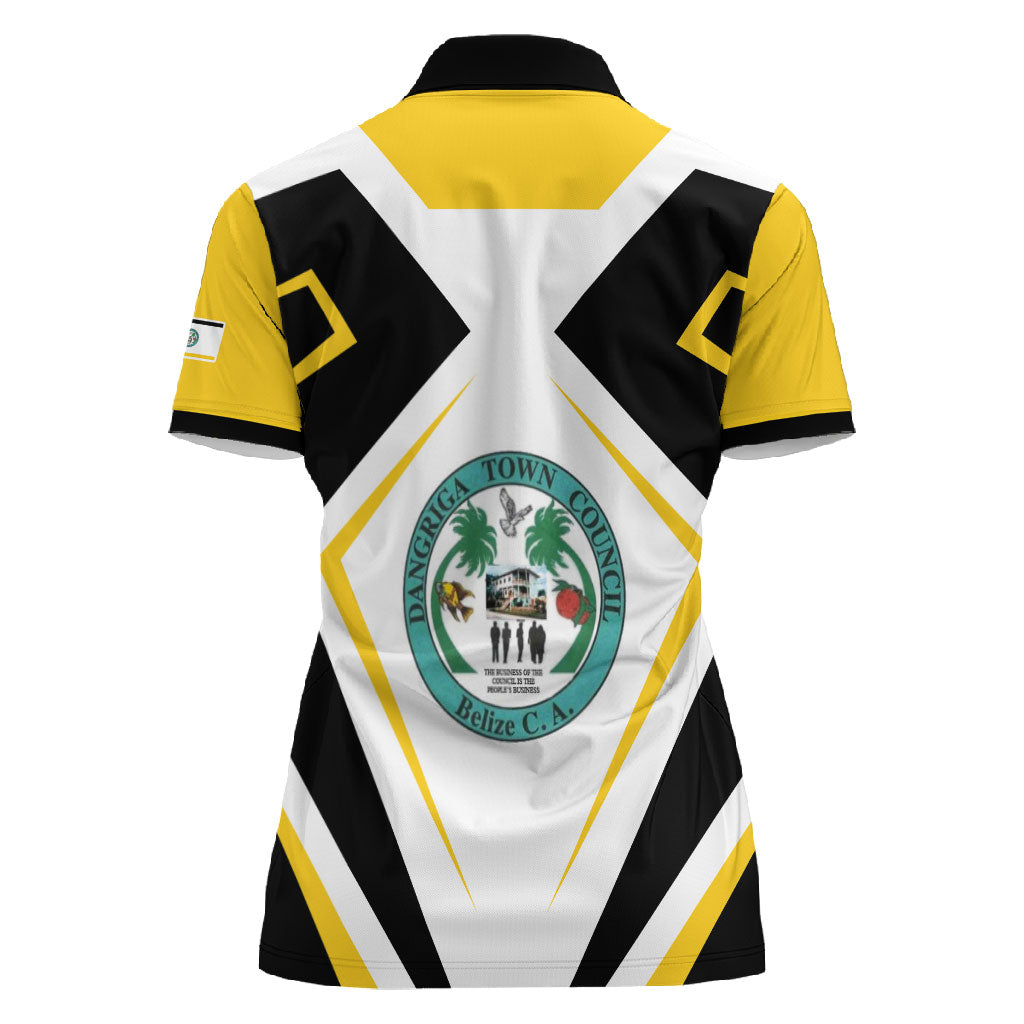Dangriga The Culture Capital Women Polo Shirt Garifuna Proud