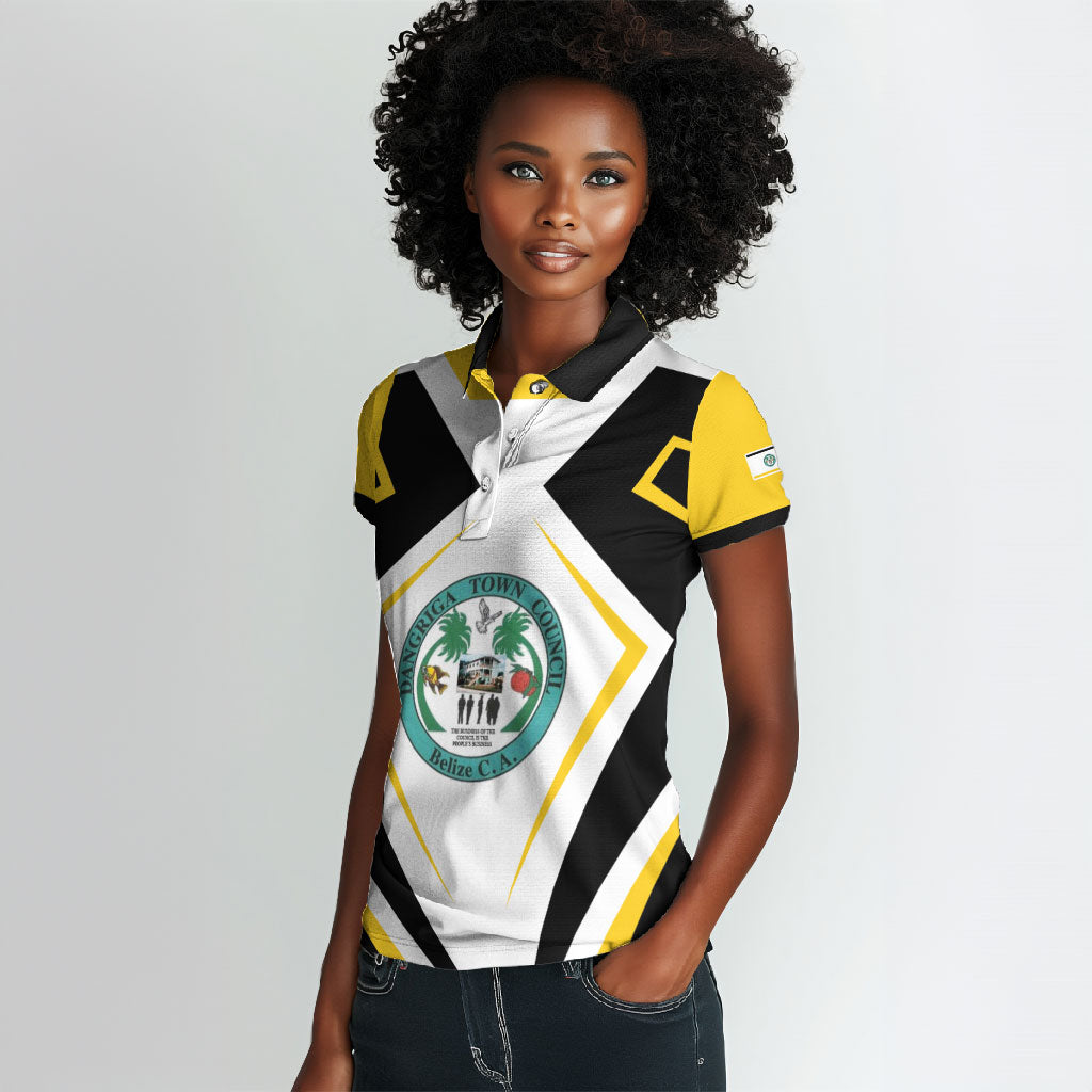 Dangriga The Culture Capital Women Polo Shirt Garifuna Proud