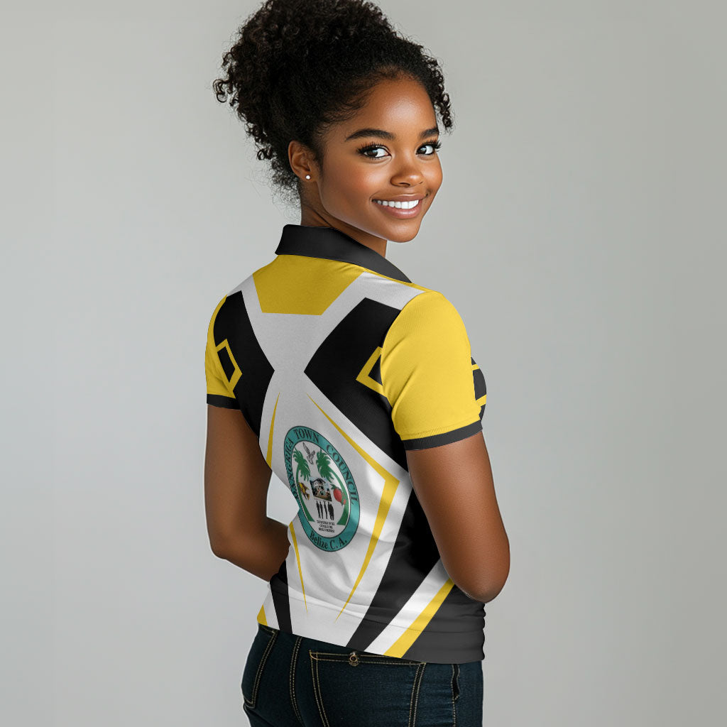 Dangriga The Culture Capital Women Polo Shirt Garifuna Proud
