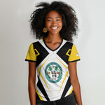 Dangriga The Culture Capital Women V-Neck T-Shirt Garifuna Proud