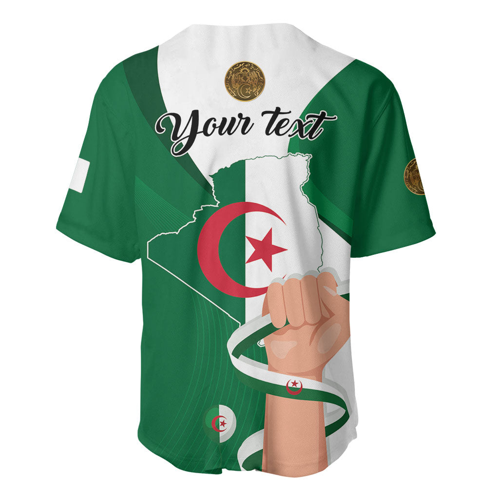 Personalized Algeria Fennec Fox Baseball Jersey Happy Independence Day