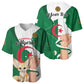 Personalized Algeria Fennec Fox Baseball Jersey Happy Independence Day