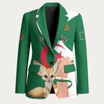 Personalized Algeria Fennec Fox Blazer Happy Independence Day