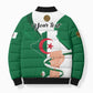 Personalized Algeria Fennec Fox Bomber Puffer Jacket Happy Independence Day