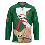 Personalized Algeria Fennec Fox Hockey Jersey Happy Independence Day