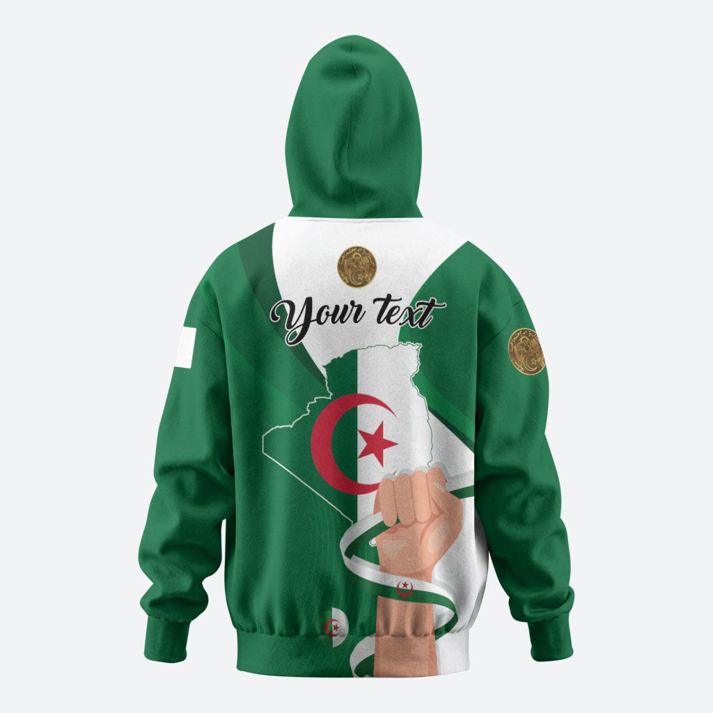 Personalized Algeria Fennec Fox Hoodie Happy Independence Day