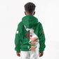 Personalized Algeria Fennec Fox Kid Hoodie Happy Independence Day