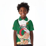 Personalized Algeria Fennec Fox Kid Polo Shirt Happy Independence Day