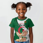 Personalized Algeria Fennec Fox Kid T shirt Happy Independence Day