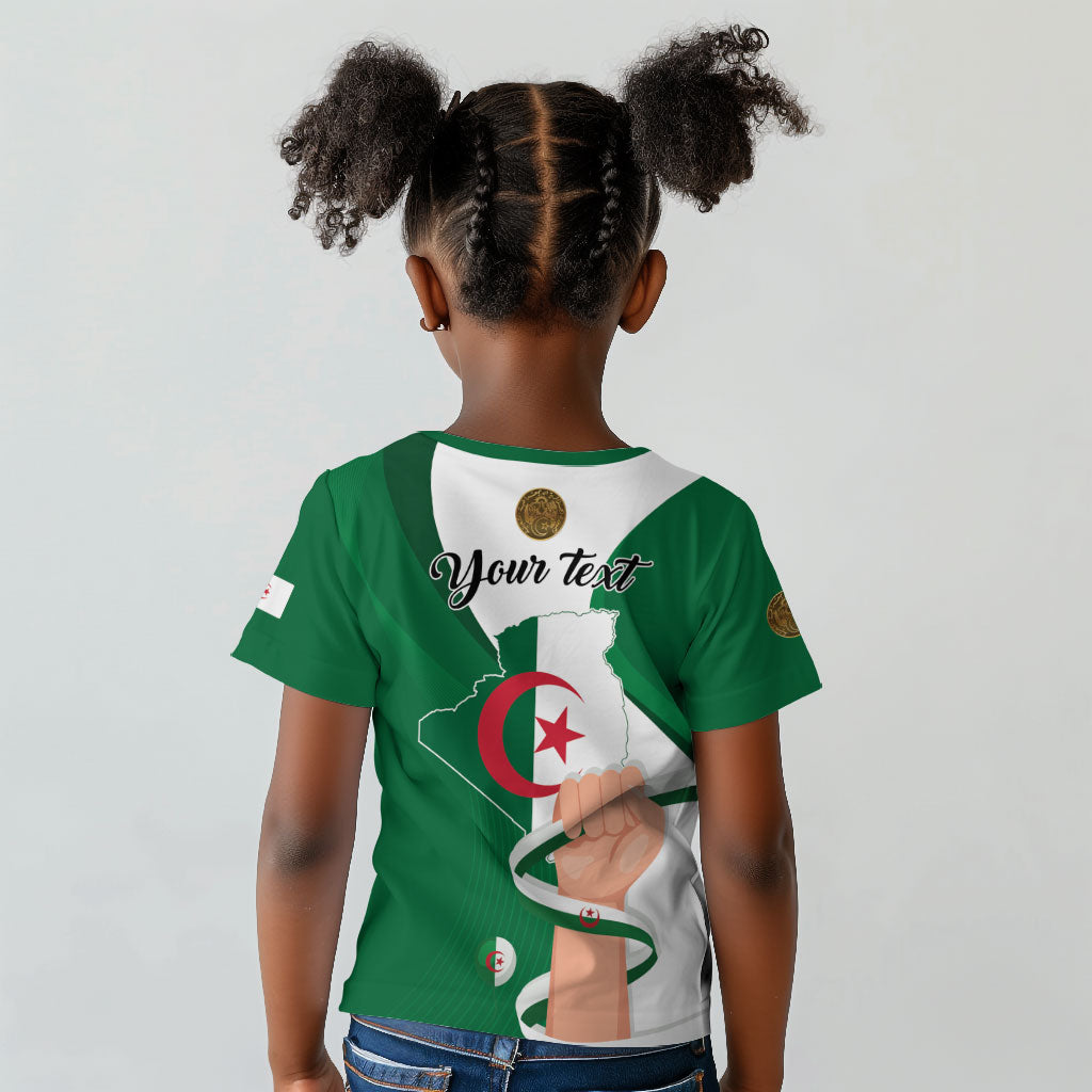 Personalized Algeria Fennec Fox Kid T shirt Happy Independence Day
