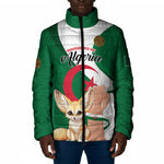 Personalized Algeria Fennec Fox Padded Jacket Happy Independence Day