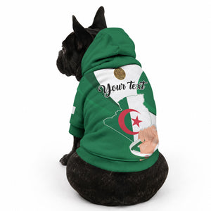Personalized Algeria Fennec Fox Pet Hoodie Happy Independence Day