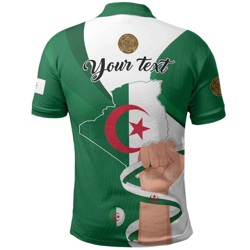 Personalized Algeria Fennec Fox Polo Shirt Happy Independence Day