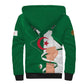 Personalized Algeria Fennec Fox Sherpa Hoodie Happy Independence Day