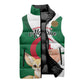 Personalized Algeria Fennec Fox Sleeveless Puffer Jacket Happy Independence Day
