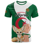 Personalized Algeria Fennec Fox T shirt Happy Independence Day