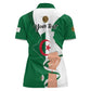 Personalized Algeria Fennec Fox Women Polo Shirt Happy Independence Day