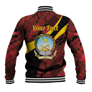 Personalized Angola Samakaka Pattern Baseball Jacket Happy Independence Day